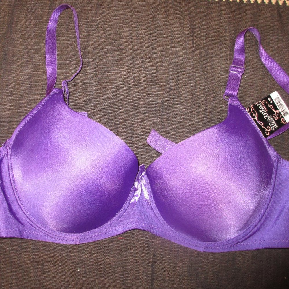 BRA PLUS NEW TAG MA MIA SIZE 40D PURPLE VERY SEXY
